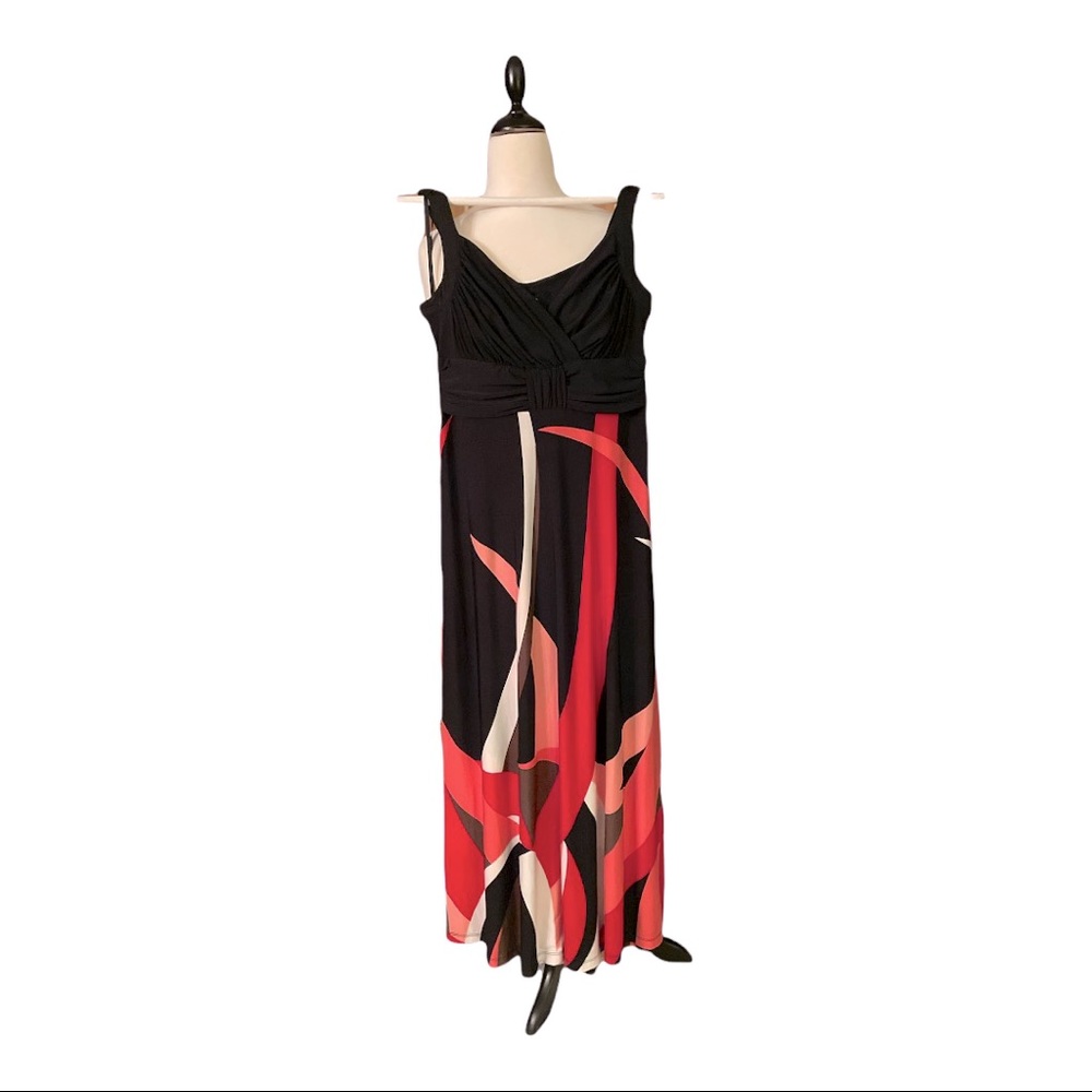 Maxi dress geo